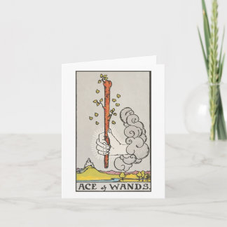 As of wands - Rider Waite Smith Tarot Karte