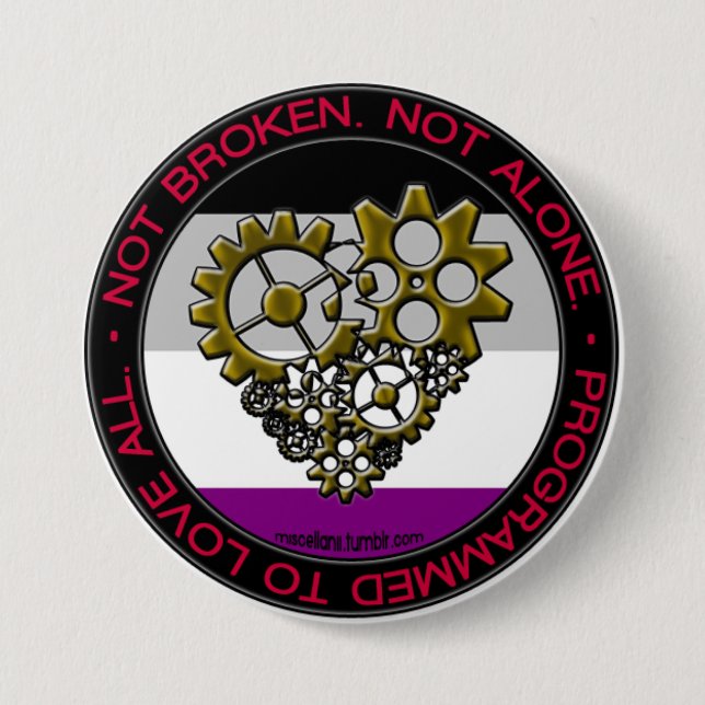 As-Roboter-Stolz - groß Button (Vorderseite)