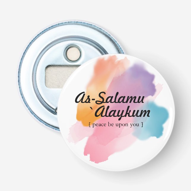 As Salamu `Alaykum Flaschenöffner (Vorderseite)