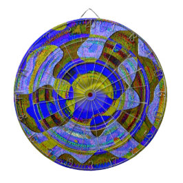 "As the Water Recedes" Metallkäfig Dart Board Dartscheibe