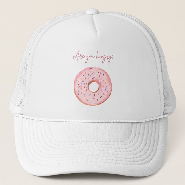 As-Tu faim ?" 🍩 Casquette de Bucket de Donut 💞 (Devant)