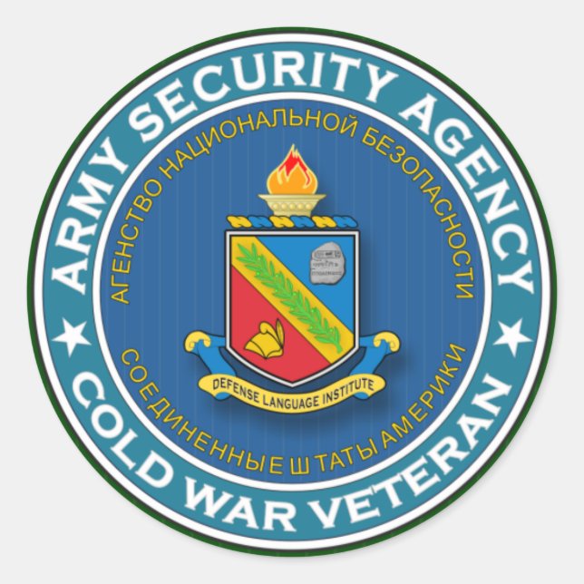 ASA DLI2 RUNDER AUFKLEBER (Vorderseite)