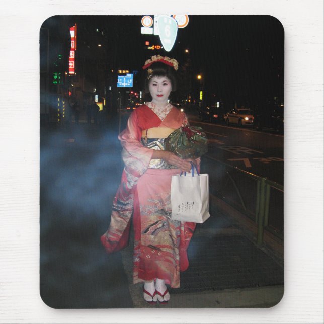 Asakusa Geisha Neo Tokyo Mousepad (Vorne)