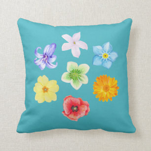 Asana Künste - sieben Blume Chakra u. Tulpe-Kisse Kissen