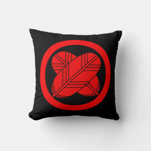 Asano Kamon coussin de la famille japonaise