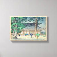 Asano Takeji Rain in Sanjusangendo Temple art