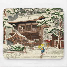 Asano Takeji Schnee in Yuki-Schreinschienbein Mousepad