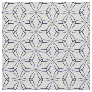 Asanoha Art 02 - dunkelblaues Indigo 001744 Stoff