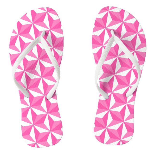 Asanoha-Muster Sakura Flip Flops (Fußbett)