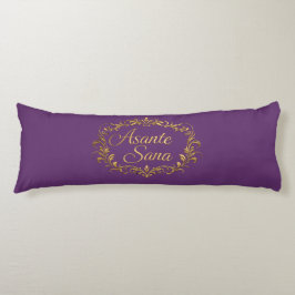 Asante Sana Royal Amethyst & Deep Plum Gilded   Seitenschläferkissen