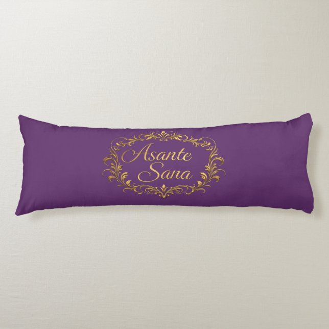 Asante Sana Royal Amethyst & Deep Plum Gilded   Seitenschläferkissen (Vorderseite)