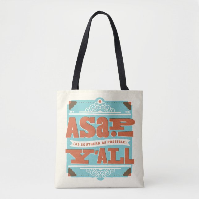 ASAP | So südlich wie möglich Y'ALL Tasche (Vorderseite)