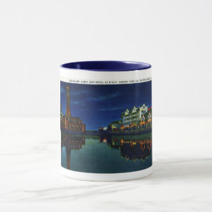 Asbury Park bei Nacht Tasse