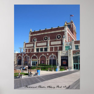 Asbury Park Boardwalk Paramount Theater Poster
