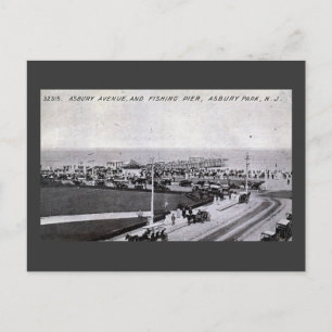 Asbury Park, New Jersey 1910 Vintage Postkarte