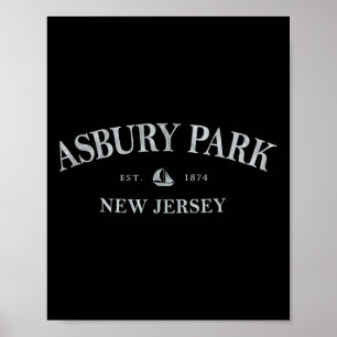 Asbury Park New Jersey _ Asbury Park Nj Segelboot Poster