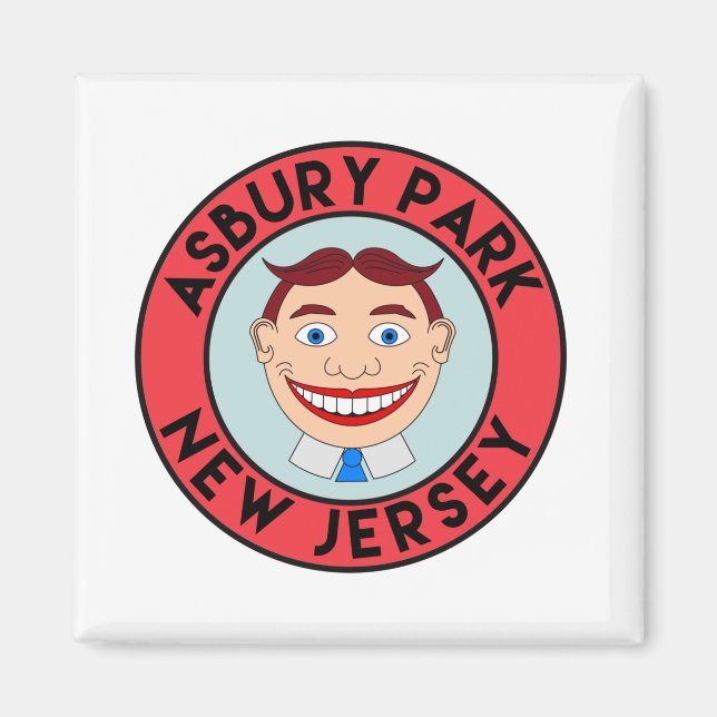 Asbury Park, New Jersey Magnet (Vorne)