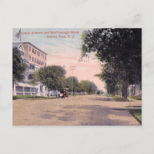 Asbury Park, New Jersey, Vintage Postkarte