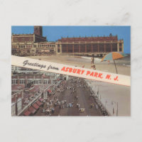 Asbury Park NJ, Greetings, Jersey Shore, Classic
