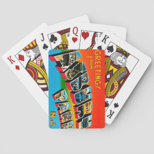 Asbury Park NJ Postkarte Spielkarten