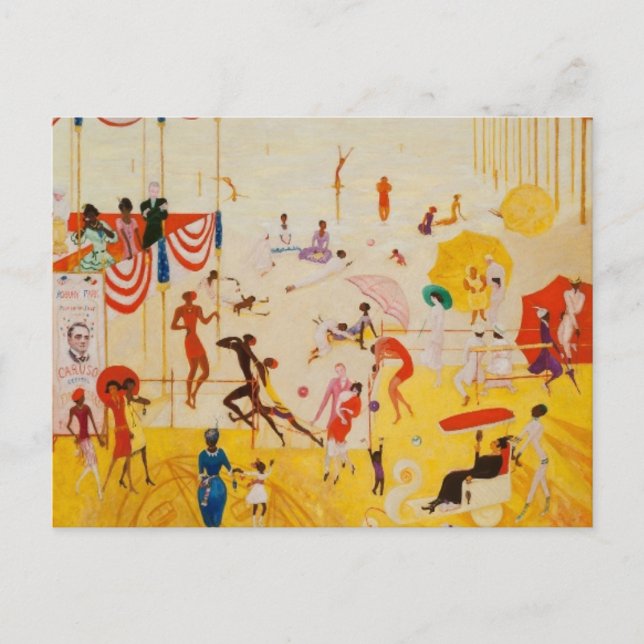 Asbury Park South by Florine Stettheimer Postkarte (Vorderseite)