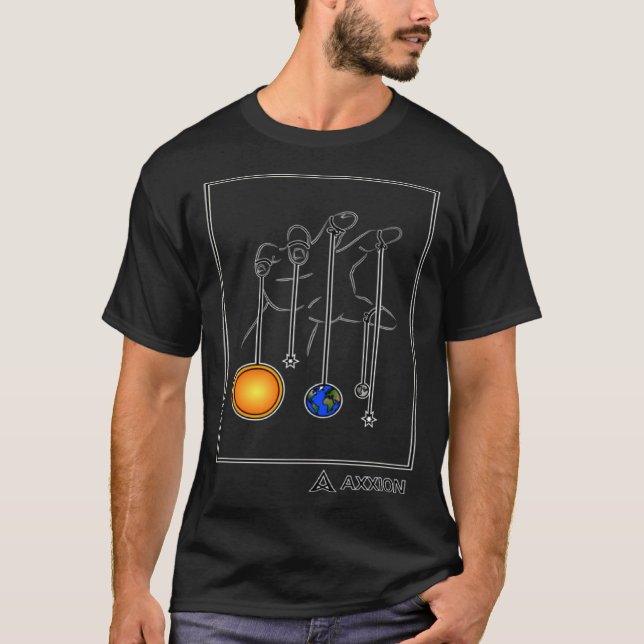 Ascendancy Axxion Abstract Planets Solar System Sp T-Shirt (Vorderseite)