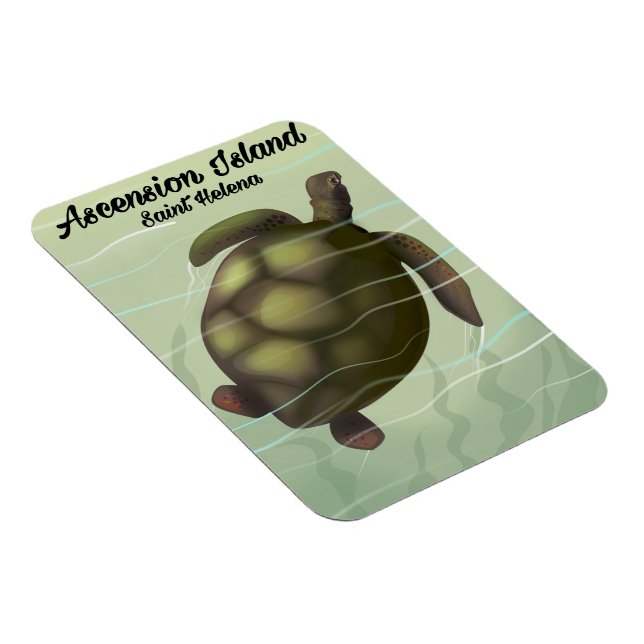 Asceninsee Schildkröte Magnet (Rechte Seite)