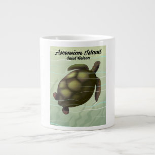 Ascension-Insel-Meereschildkröte Jumbo-Tasse