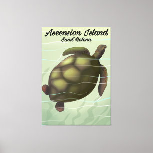 Ascension Island Meeresschildkröte Leinwanddruck