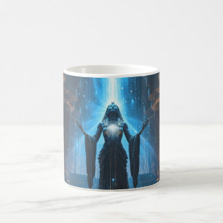 Ascension of the Starborn Priestess: Sci Fi Mug