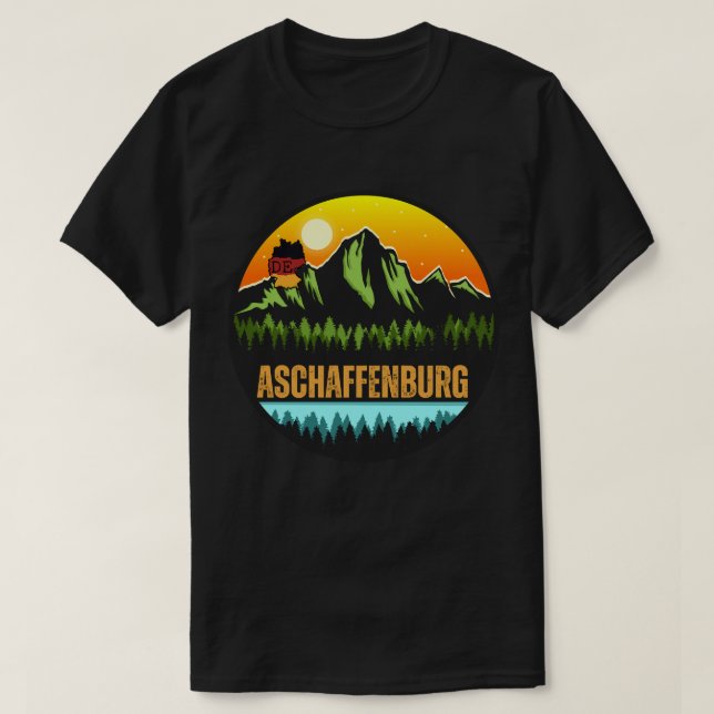 Aschaffenburg, Deutschland T-Shirt (Design vorne)