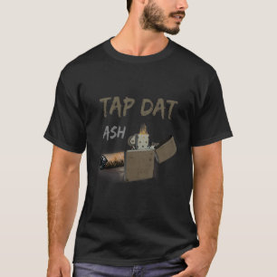 Asche abklopfen Zigarre rauchen Zigarette Raucher T-Shirt