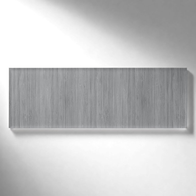Asche Grau-Bambuswein-Schau Namenschild (Vorderseite)