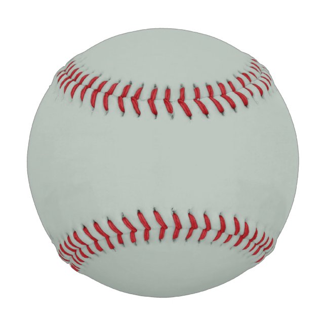 Asche grau (Vollfarbe) Baseball (Vorderseite)