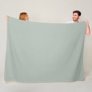 Asche grau (Vollfarbe) Fleecedecke