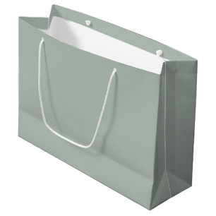 Asche grau (Vollfarbe) Große Geschenktüte