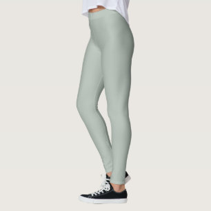 Asche grau (Vollfarbe) Leggings