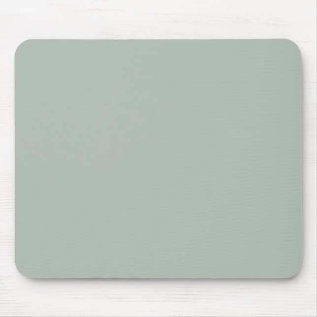 Asche grau (Vollfarbe) Mousepad (Vorne)