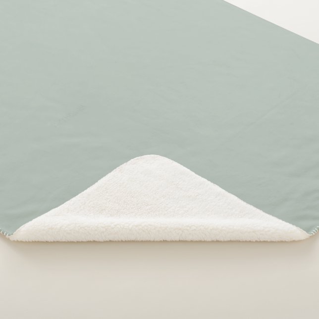 Asche grau (Vollfarbe) Sherpadecke (3/4)