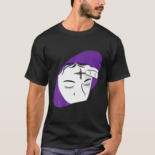Asche Mittwoch Coole christliche Feiertag Geschenk T-Shirt (Vorderseite)