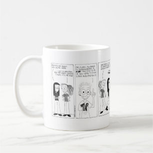 Asche u. Meg.e Ohm stechen Tanzen-Tasse an Kaffeetasse