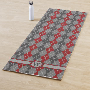 Asche und Glut Argyle-Yogamatte Yogamatte