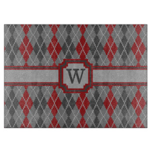 Asche und Raute Glass Cutting Board Schneidebrett