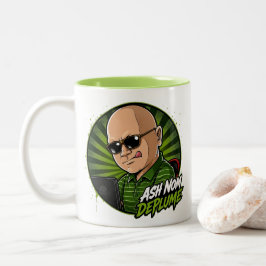Aschener Nom DePlume-Kaffeetasse Zweifarbige Tasse