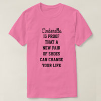 Aschenputtel beweist, dass ein neues Paar Schuhe..