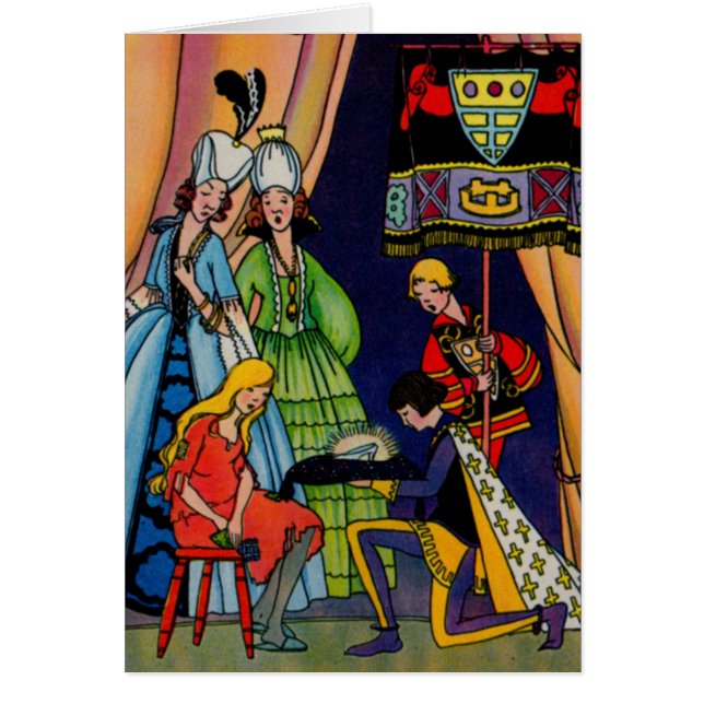 Aschenputtel, der Prinz und die Scheibe (Vorne)
