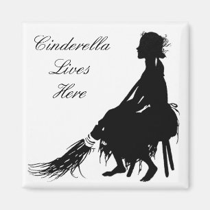 Aschenputtel lebt hier Magnet