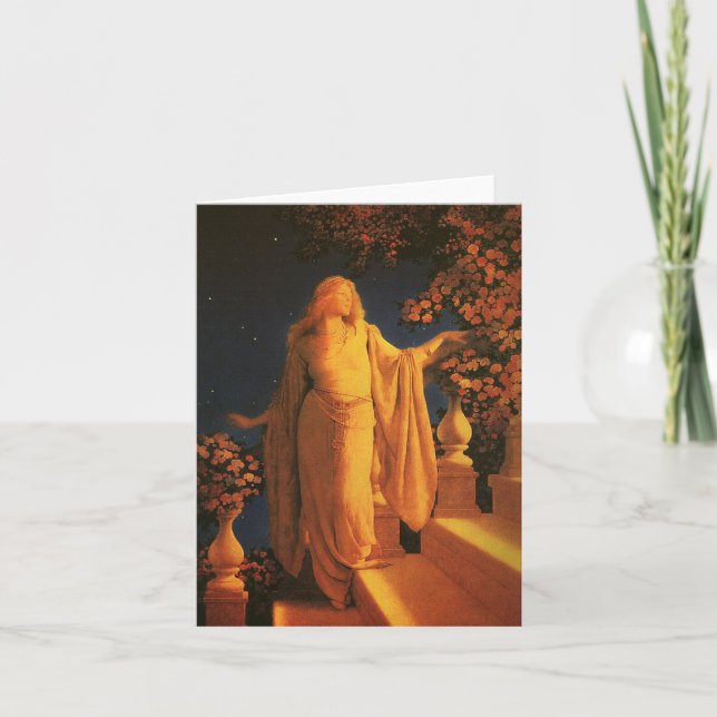 Aschenputtel, Maxfield Parrish Vintage feine Kunst Karte (Vorderseite)