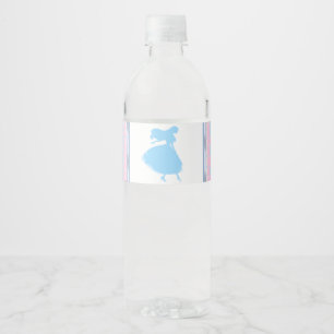 Aschenputtel Prinzessin Wasserflaschen Etiketten P