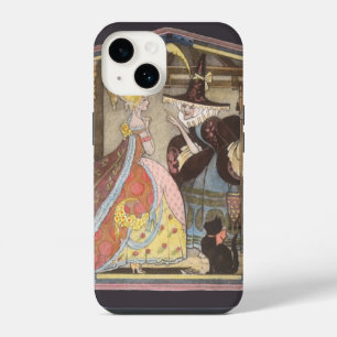 Aschenputtel und gute Fee, Vintage Märchen iPhone Hülle